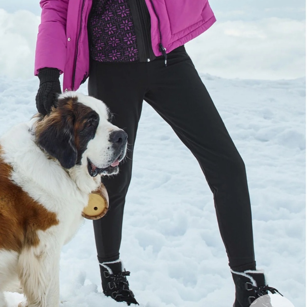TALBOTS
HYBRID FLEECEBACK JOGGERS
BLACK SIZE XS‎ NWT